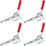KEILEOHO 4 Packs Push Pull Quick Release Toggle Clamp 20314, 1000 Lbs Holding Capacity, Heavy Duty Large Push Pull Toggle Clamp, Push Pull Clamp for Machine Operation, Woodworking, Welding, 303 Em