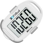 3DFitBud Simple Step Counter Walking 3D Pedometer with Clip and Lanyard, A420S