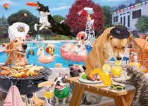 Ravensburger Dog Days of Summer 1000 Piece Jigsaw Puzzle for Adults - 12000546 - Handcrafted Tooling, Made in Germany, Every Piece Fits Together Perfectly