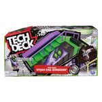 Tech Deck Rampa Nyjah Rail Shredder Fretboard Set + Colourful Collectable Skateboard