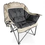 Black Sierra Plush Camping Chair fo