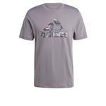 adidas Men's CAMO BOS Graphic TEE, Grey Four, XL