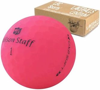 24 Wilson Staff Dx2 / Duo Soft Optix - Pelotas de Golf AAAAA, Color Rosa, Acabado Mate, Pelotas de Golf usadas