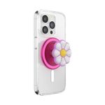 PopSockets Round Phone Grip Compatible with MagSafe, Adapter Ring Included, Phone Holder, Wireless Charging Compatible - Doodle Daisy