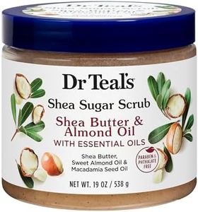 Dr. Teal's Shea Sugar Scrub Shea Butter & Almond Oil 19 Ounce Jar