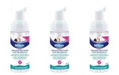 Happy Bees Bundle Milton Hand Sanitiser Antibacterial Mousse 50 ml (3 Pack)