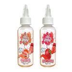 Mr Syrups Rhubarb, Strawberry Flavoured Syrup – 60ml Bottle, Low Calorie, Vegan Flavoured Sugar Free syrup set for Coffee, Cocktails,Mocktails, Iced Tea, Milkshakes & Baking (Pack of 2 Combo)