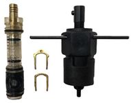 Pro Parts Plus 1225-1225B-PPP-PULLER Dual-Seal Cartridge Replacement Kit w/Puller Tool - Fits Moen Single Handle Faucets/Showers - Lead Free - w/Retaining Clips, Installation Instructions - USA Made