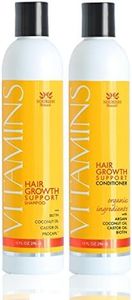 Nourish Beaute Vitamins Shampoo and Conditioner for Hair Loss that Promotes Hair Regrowth, For Men and Women, 4 Pack, 10 Ounces, Each