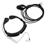 Universal Throat Control Microphone Mic Earpiece Headset for BAOFENG Talkie UV-5R UV-5RE UV-B5 UV5R/plus UV5RA/plus UV5RE/plus UV3R+Plus UV5RB UV5RC UV82, UV-8D, UV-B5, UV-B6,