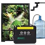 Pektiftn Reptile Humidifiers Smart Misting System,Touch Screen Reptile Mister Fogger with Timer,Automatic Reptile Fogger for Terrariums with 360°Nozzles