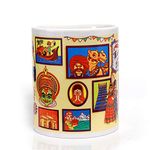 Ghirani Incredible India/Mad About India Coffee Mug, Premium Digitally Printed Cute Design on High Grade Ceramic Mug with 300 ml Capacity