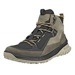 ECCO Men's Ultra Terrain Waterproof Mid Hiking Boot, Tarmac/Black, 9-9.5