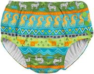 i play. Mix and Match Snap Reusable Absorbent Swimsuit Diaper for 2 to 3 Year Kids, Green, 3T