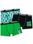 Minecraft Boys Briefs Pack of 3 Multicolor 12-13 Years