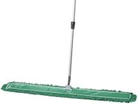 Tidy Tools Commercial Dust Mop & Floor Sweeper, 48 in. Dust Mop for Hardwood Floors, Reusable Dust Mop Head, Extendable Mop Handle, Industrial Dry Mop for Floor Cleaning & Janitorial Supplies, Green