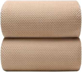 YTYC Towels,39x78 Inch Oversized Bath Sheets Towels for Adults Luxury Bath Towels Extra Large Sets for Bathroom Super Soft Highly Absorbent Microfiber Shower Towels 80% Polyester (Beige,2 Piece)