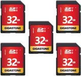 GIGASTONE 32GB 5-Pack SD Card UHS-I