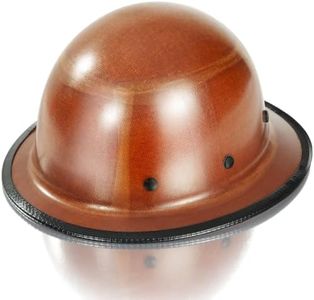 Fiberglass Full Brim Hard Hat, ANSI Certified Heat Resistant Safety Helmet, Adjustable Ratchet Hardhat with Cooling Liner & Storage Bag for Construction Welding Industrial Work