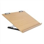 Liquidraw Desk Easel A2 for Painting Artists A2 Drawing Board Table Stand with 5 Adjustable Angles, Attached Drawing Board Clips