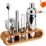 Bar Set for Home | Perfect Cocktail Set Bartender Kit | Bar Accessories for Home for Guests and Beautiful Bar Set for Drinks Home for Personal Use | Also Mocktail Kit and Bar Set for Gift | Bar Kit