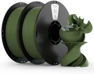 kexcelled Matte PLA Filament 1.75mm，Matte Olive Green PLA 3D Printer Filament Bundle 1kg Spool(2.2lbs),Pack of 2, with +/-0.03mm Accuracy,Upgraded Tangle-Free Winding for Most FDM Printers