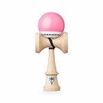 KROM Kendama POP LOL Pink Size: Approx. 6.5 x 3.0 x 2.4 inches (16.5 x 7.5 x 6.1 cm) PL-PIN