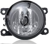 RP Remarkable Power Fog Light - Fog Light Left or Right (Single Side) for Acura/HD/FD/Suzuki/etc Replacement 4F9Z15200AA 4F9Z15200AACP Clear Lens w/ 55W H11 Halogen Bulbs Universal FL7175