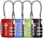 Fosmon TSA Accepted Cable Luggage L
