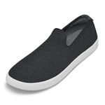 Allbirds Men’s Tree Loungers Everyday Slip-On Sneakers, Machine Washable Shoe Made with Natural Materials, Navy Night (White Sole), 13