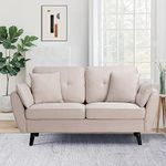 JAMFLY 63" Modern Loveseat Sofa Cou