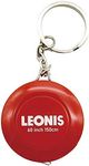 Spring Tape Measure (Keyring Design) 60 inch / 150 cm Red [ 91043 ]