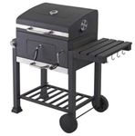 Super Grills Charcoal barbecue BBQ grills (Portable stainless steel bbq grill) (American style square)