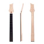 Alnicov Electric Guitar Neck 22 Fret Blackwood Fretboard 25.5inch Unfinished Electric Guitar Replacement