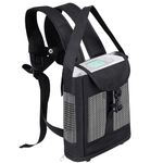 Nogsay Portable Oxygen Concentrator Backpack Compatible with Inogen One G3 G5,Rove 6, Ultra Lightweight Oxygen Machine Carrying Mesh Bag for Travel Outdoor (Black)