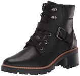 Naturalizer Women's Tia Booties Ankle Boot, Black Leather, 9