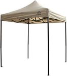 All Seasons Gazebos 2x2 Fully Waterproof Pop up Gazebo With Accessories - Beige