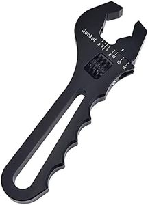 EVIL ENERGY AN Hose Fitting Adjustable Wrench Spanner Lightweight Aluminum 3AN-16AN Black