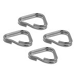 Foto&Tech 4 Pieces Lug Ring Camera Strap Triangle Split Ring Hook for Fujifilm Lecia Nikon Canon Sony Olympus Pentax Panasonic D-SLR RF Mirrorless Camera