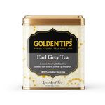 Golden Tips Loose Leaves Earl Grey Black Tea Tin can (100 Gram, 50 cups)