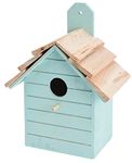 ABRUS® Wooden Bird House Outdoors | Assorted Decorative Hanging Bird House Garden (Green)