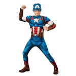 Rubie's 301730S Captain America Kids Fancy Dress, Boys, Multi, 7-8 Years