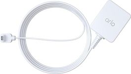 Arlo Certified Accessory - Essential Outdoor 25 ft. Charging Cable for Arlo Essential, Essential Spotlight, and Essential XL Cameras, Weather Resistant, White - VMA3700