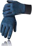 rivmount Winter Gloves Women Men - Warm Gloves Cold Weather, Windproof, Touchscreen, Snow Skiing Thermal Liners - Cycling Running Gear, Driving, Walking, Hiking, Commuting, Texting