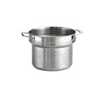 Tramontina Stainless Steel Pasta Strainer Insert for Pot, Basket Compatible with 8-Quart Stock Pot