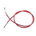 MYADDICTION 150cm Red Universal Motorcycle Brake Braided Hose Line Pipe