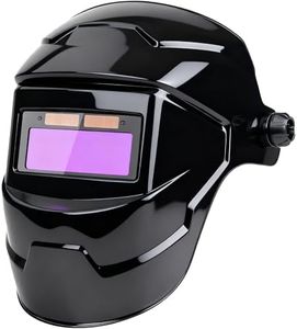 Gizmolet True Color Welding Helmet, Large Viewing Screen, Solar Powered, Automatic, Welding Auto Darkening Helmet, Welding Safety Protection for Arc Tig Mig Grinding Welder Steel Industry