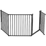 Scandinavian Pet Design Super Extra-Wide Gate, Black