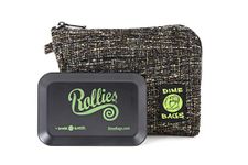 Dime Bags All-in-One Padded Pouch with and Carbon Filter, Concrete, 10 Inch (Pack of 1)