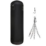 APPINC Punching Bag Boxing Bag for Adults, Unfilled Boxing Bag (4 FT) fillable for Different fillings with Hanging Chain, Ceiling Hook